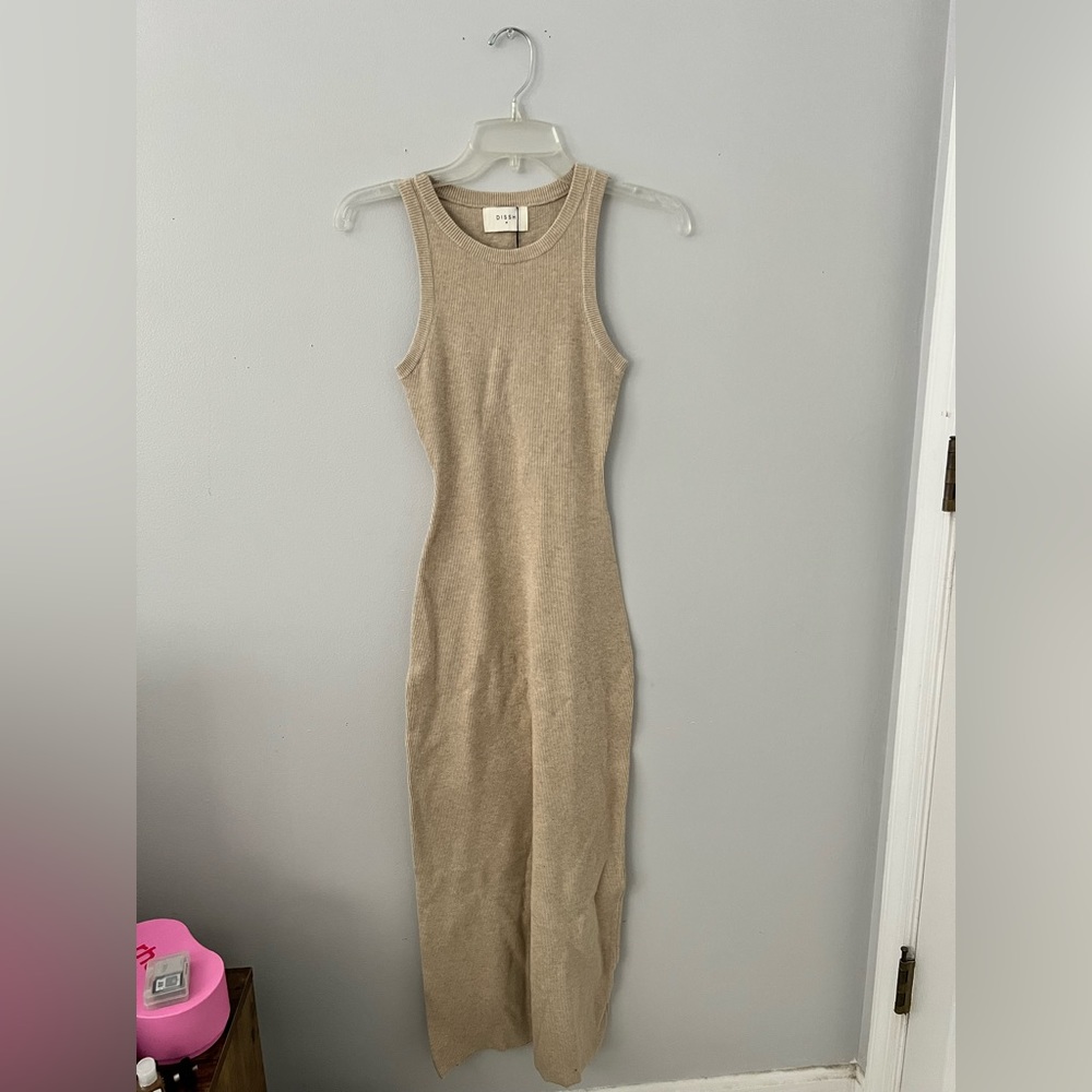 DISSH JENNA KNIT MAXI DRESS OAT